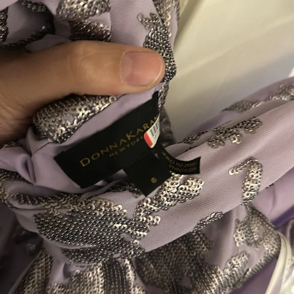 Donna Karan Lavender Sequin Dress - Picture 7 of 7